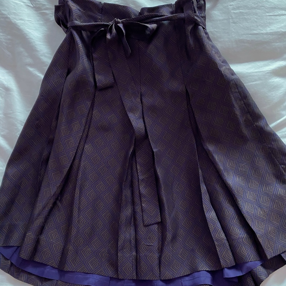 Banana Republic 100% Silk Tie-Waist Skirt
